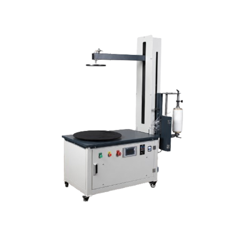 เครื่องพันฟิล์มยืดกึ่งอัตโนมัติ รุ่น LD800 สำหรับห่อสินค้า กล่อง และพาเลท รองรับน้ำหนัก 150 กก.